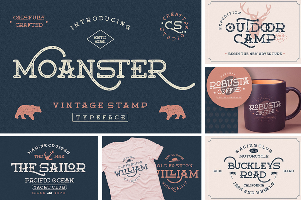 When Modern Meet Vintage Font Bundle, a Script Font by Creatype Studio (Photo 31 of 45)