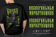 Violent Brave Brutalism Typeface, a Blackletter Font by alit design (Thumbnail 20 of 22)