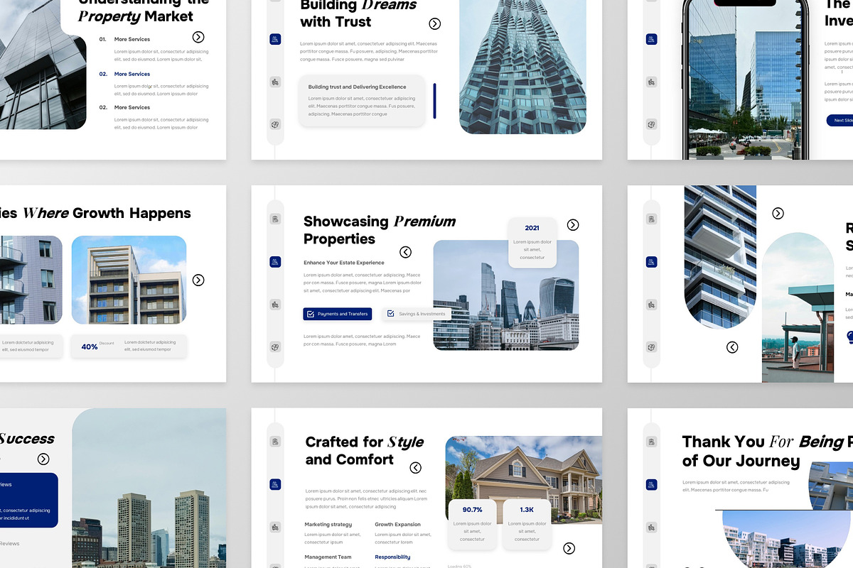 Modern Real Estate PowerPoint, a Presentation Template by MtvtdArt (Photo 4 of 6)