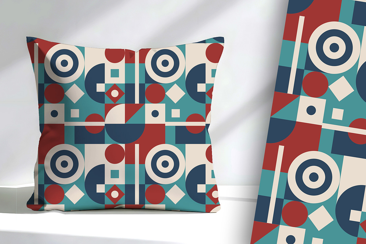Retro Pattern with Circles Seamless, a Pattern Graphic by Sharon Schwalbe (Photo 1 of 5)