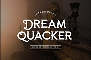 Dream Quacker Serif Display Font, a Serif Font by UICreative (Thumbnail 1 of 5)
