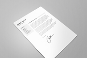 One page Resume CV + cover letter 1, a Resume Template by UX Design Mastery Shop (Thumbnail 4 of 4)