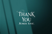 Rome Ionic, a Serif Font by Ridha-38.lineart (Thumbnail 10 of 10)