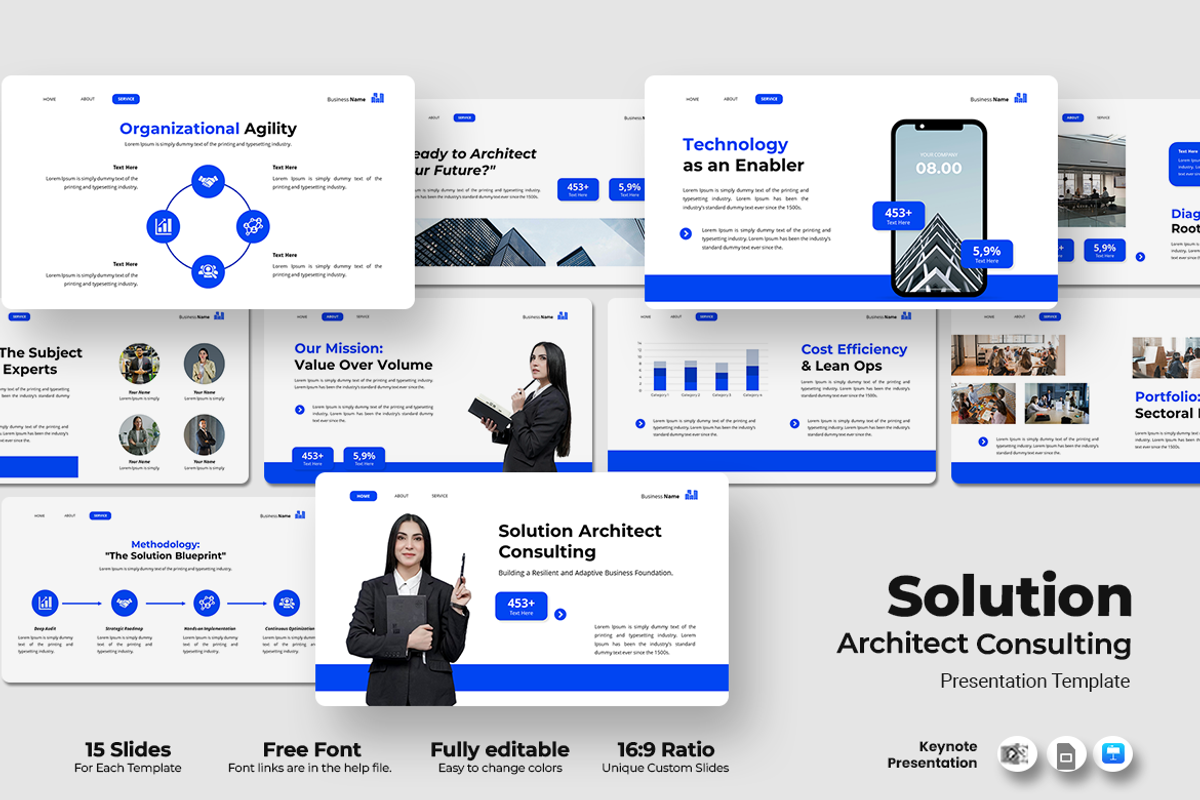 Architect Consulting - Keynnote, a Presentation Template by QR Design Studio (Photo 1 of 3)