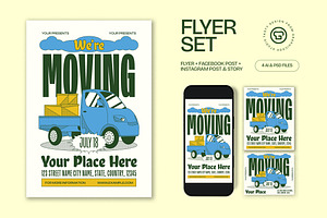 We're Moving Flyer, a Flyer Template by graphicook