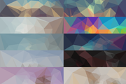 10 Polygon Backgrounds, a Pattern Graphic by Lunar Designs (Thumbnail 2 of 2)