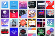 30 Banners Promotional, Food & Music, a Templates & Theme by The UI Shop (Thumbnail 3 of 3)