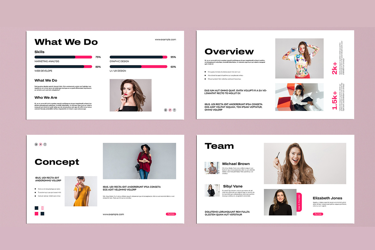 Brand Portfolio Presentation Design, a Presentation Template by MightyDesign (Photo 3 of 8)