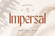 Impersal - Bold Condensed Font, a Sans Serif Font by Pixesia Studio (Thumbnail 1 of 11)