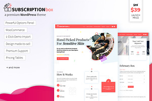 Subscription Box - WordPress Theme