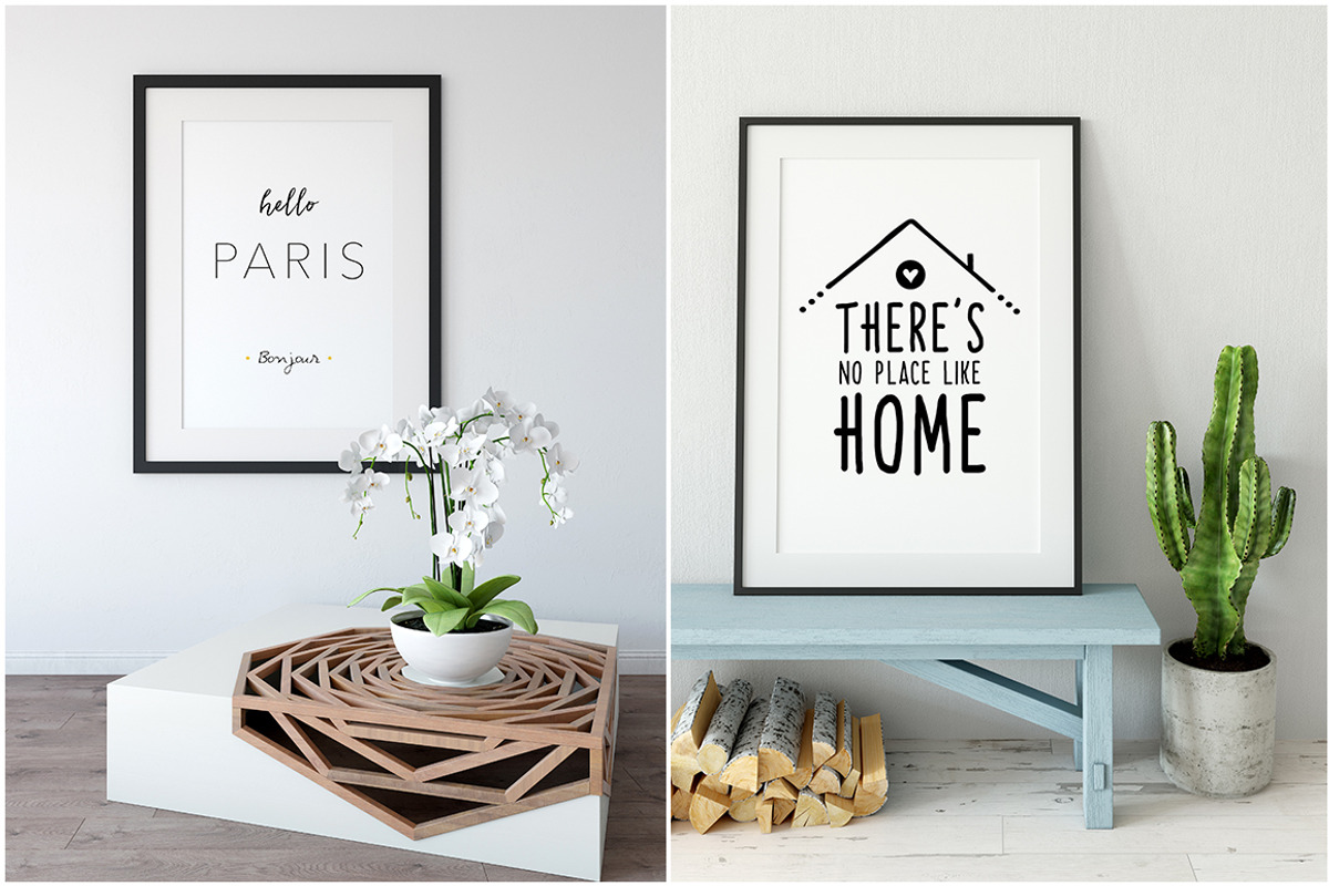 Frame Mockup Bundle Vol 3, a Print Template by Yuri-U (Photo 13 of 17)