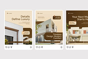 Real Estate - Instagram Post, a Social Media Template by Izdihaar_Studio (Thumbnail 2 of 4)