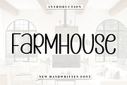 Farmhouse, a Sans Serif Font by FreshTypeINK (Thumbnail 1 of 8)