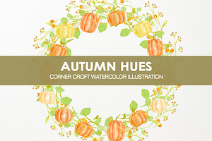 Autumn Hues Pumpkin Clipart