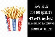 Fast Food for 4th of July Clipart, an Illustration by Designking (Thumbnail 4 of 5)