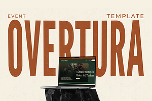 Overtura - Framer Event Template, a Landing Page Template by Designed by Sabb