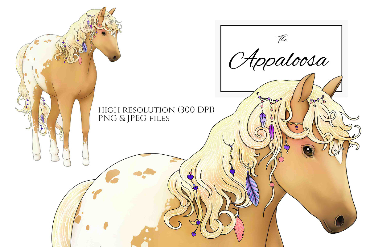 The Love Horse Set, an Illustration by Jen Digital Art (Photo 2 of 10)