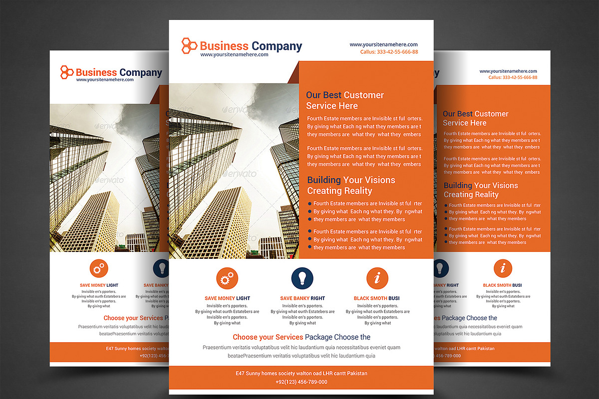 Business Planner Flyers Templates, a Flyer Template by AfzaalGraphics (Photo 1 of 4)
