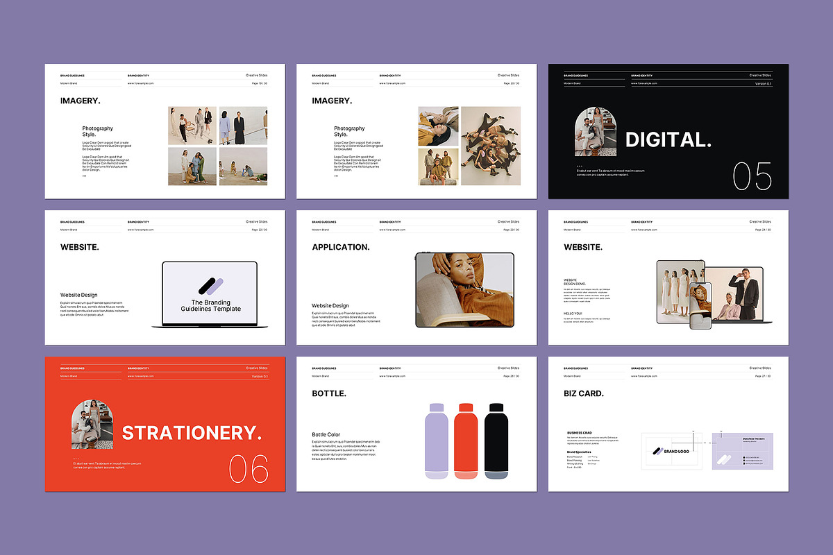 Brand Guidelines Template, a Presentation Template by CreativeSlides (Photo 5 of 7)