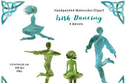 Irish Dancing Watercolor Graphics, an Illustration by LittleAcornGraphics (Thumbnail 2 of 9)