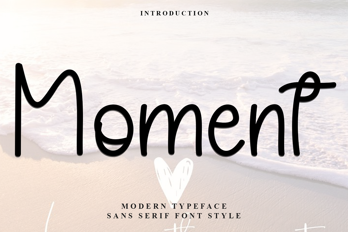 Moment, a Sans Serif Font by InermediaSTUDIO (Photo 1 of 8)