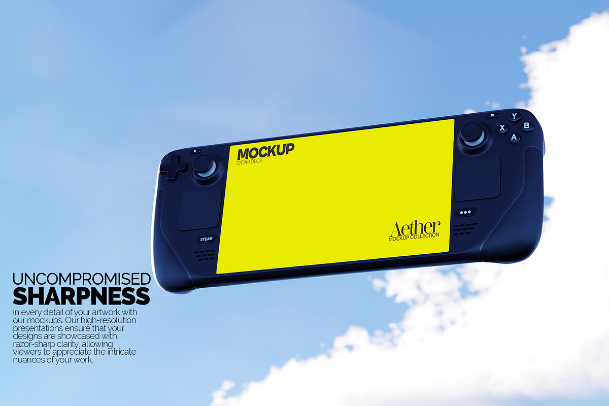 Steam Deck Screen Mockup Bundle, a Device Mockup by Banana Mockups (Photo 5 of 6)