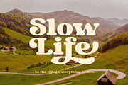 York village - Retro Display Font, a Serif Font by Letterhend Studio (Thumbnail 9 of 9)