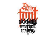 Gothic vector letters, an Object Graphic by GeekClick (Thumbnail 4 of 8)