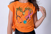 Breast Cancer Awareness Stethoscope, a Graphic by iloveTemplate (Thumbnail 2 of 5)