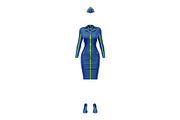 Stewardess Uniform Mockup, a Product Mockup by PSD Market (Thumbnail 4 of 4)