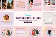 Pink Pastel Gradient Instagram CANVA, a Social Media Template by Alice Store (Thumbnail 1 of 8)