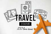 100 Travel Icons Set - Expanded, an Outline Icon by Hatch Design Workshop (Thumbnail 16 of 16)