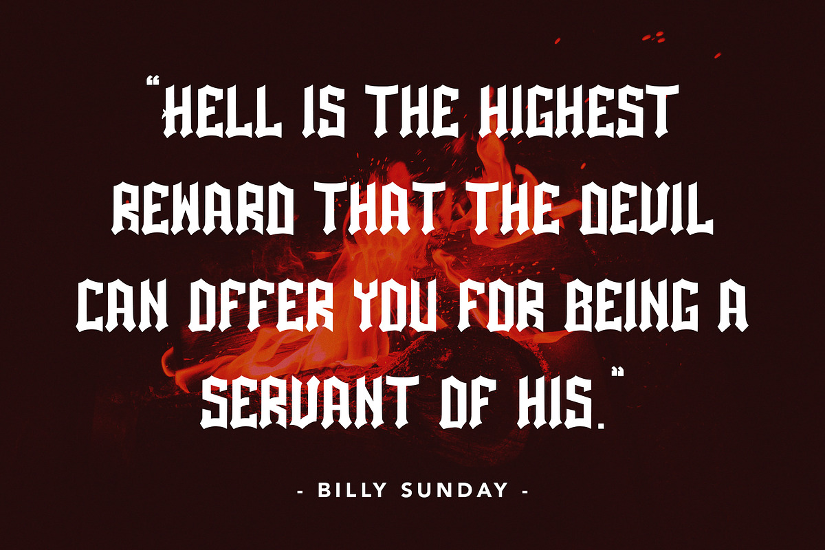 DarkCathedral - Blackletter Display, a Blackletter Font by AQR Studio (Photo 9 of 9)