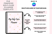 Canva Self-Care Digital Planner, a Stationery Template by DigitalbossCreations (Thumbnail 2 of 9)