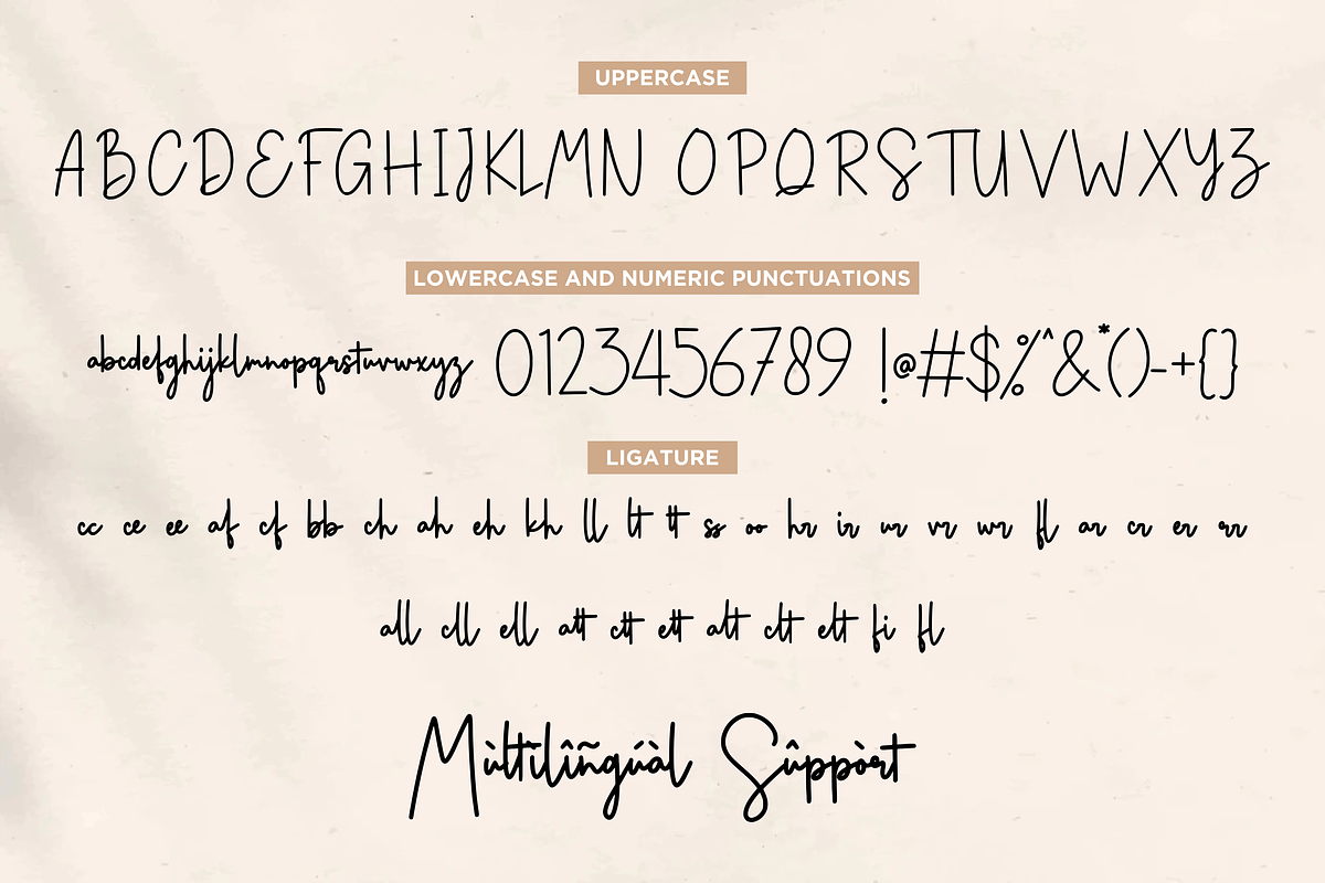 Pustakka Katta, a Script Font by Essentials Studio (Photo 8 of 9)