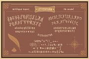 Victorian Fonts Collection, a Serif Font by Burntilldead (Thumbnail 6 of 10)