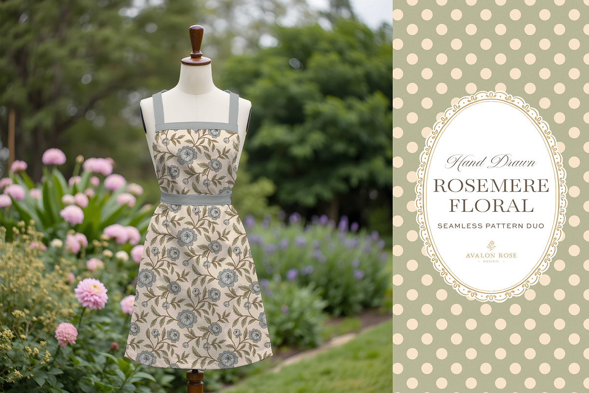 Rosemere Floral Pattern Bundle, a Pattern Graphic by Eclectic Anthology (Photo 8 of 19)