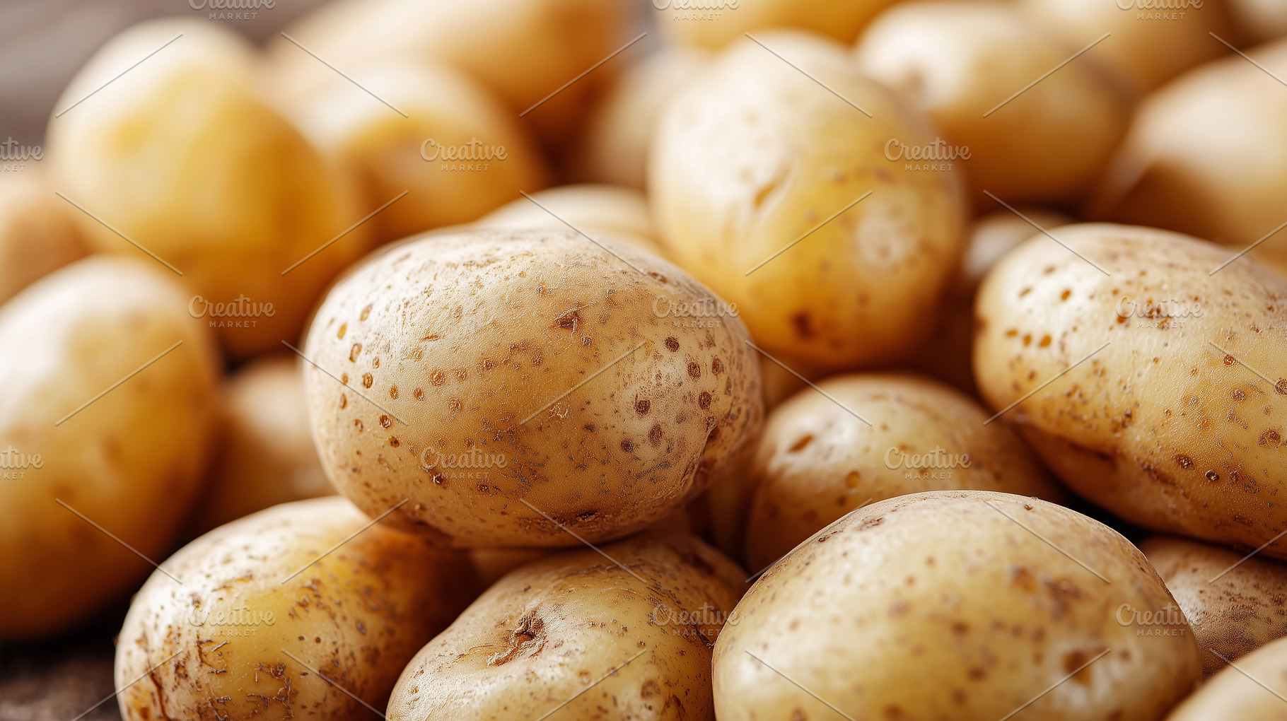 Fresh raw potatoes, a Food & Drink Photo by MistyDay