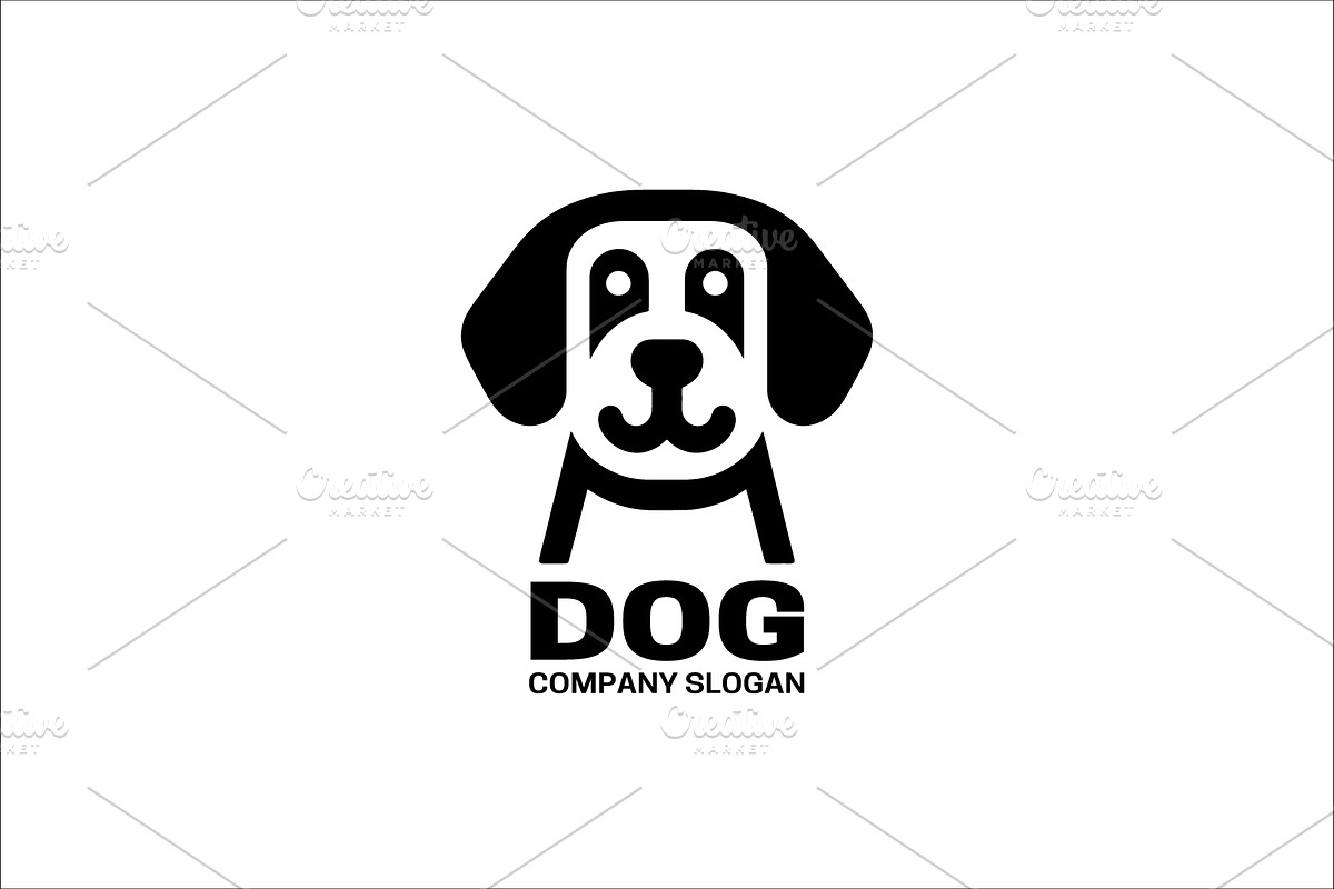 Bold Dog Head Logo, a Branding & Logo Template by Vectorium Studio (Photo 1 of 2)