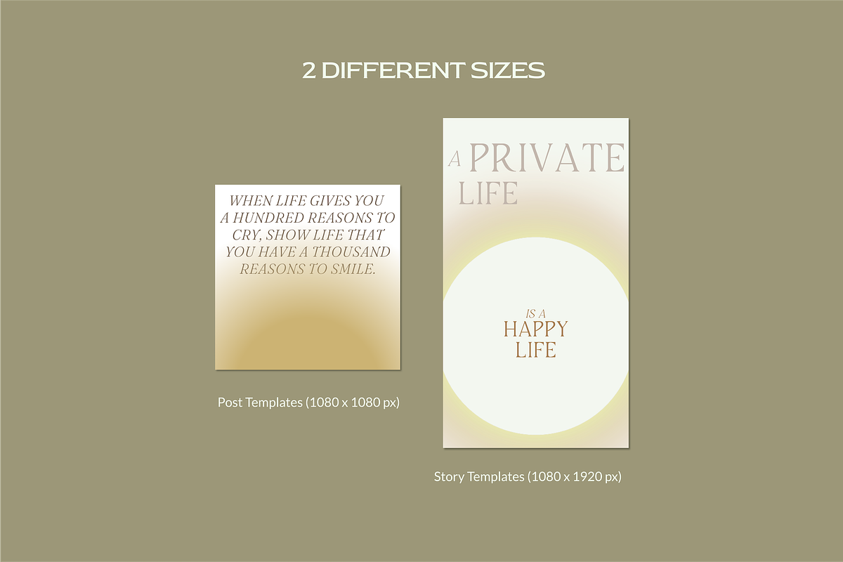 Quote Aesthetics II - CANVA PS, a Social Media Template by Kimo Studio (Photo 5 of 13)
