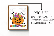 Pumpkin Floral Trick or Treat Graphi, an Illustration by Libby Wishes (Thumbnail 4 of 6)
