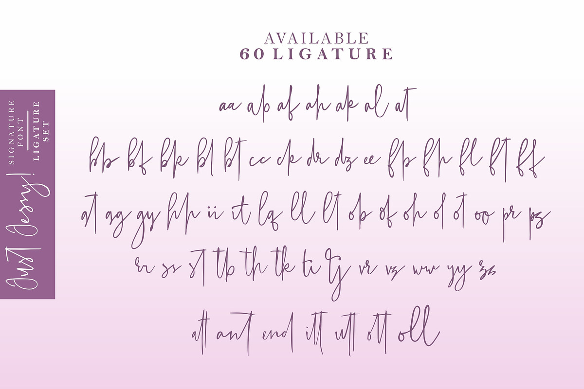 Just Jessy! [Signature Font], a Script Font by Garisman Std (Photo 7 of 10)