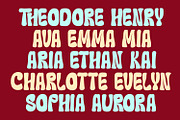 Gebitrum Thompen Ultimate 70s Groovy, a Sans Serif Font by Maulana Creative (Thumbnail 7 of 7)