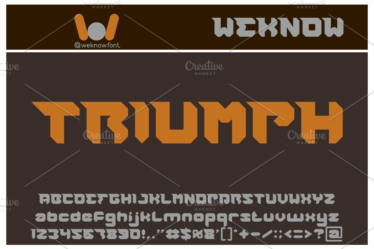 rhinoceros break the wall font, a Font by weknow (Photo 3 of 5)