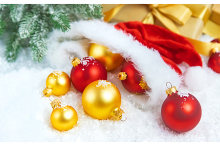 Beautiful Christmas background. New, a Holiday Photo by yanadjana