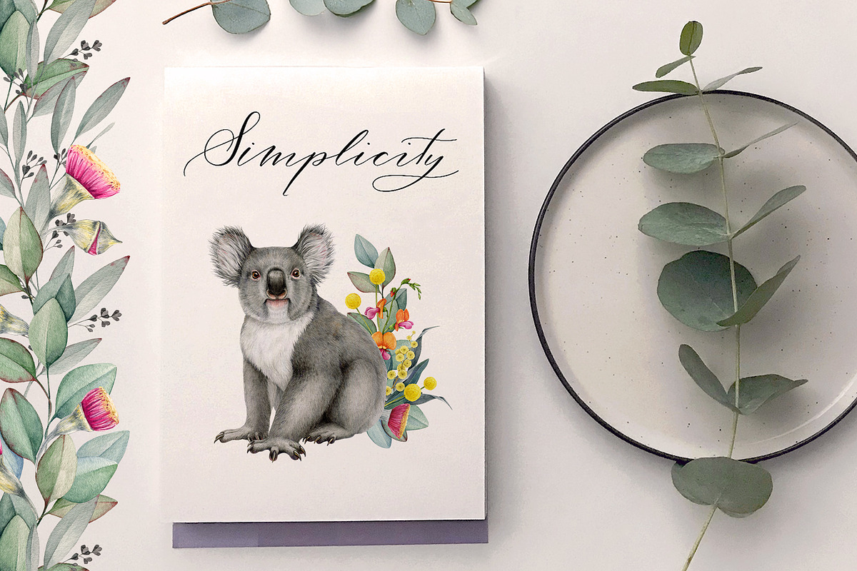 Australia Flora Fauna Clipart, an Animal Illustration by AnitaPol (Photo 15 of 27)