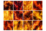 Fire Flame Seamless Pattern, a Pattern Graphic by Forhadx5 (Thumbnail 9 of 13)