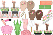 Boss Lady Clip Art, a Work Illustration by GlamArtZhanna (Thumbnail 4 of 5)