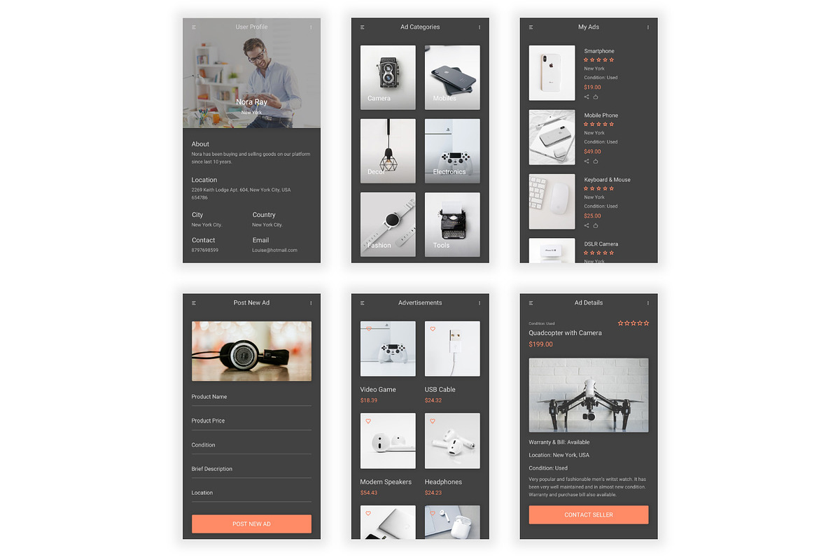 Sauda - Buy, Sell & Trade UI Kit, an UI Kit Template by themelove (Photo 16 of 16)
