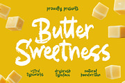 Butter Sweetness - Brush Font, a Handwritten Font by VASTARD STUDIO (Thumbnail 1 of 12)